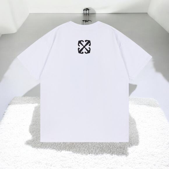 OFF-WHITE Crew neck, short sleeves Size: L - Picture 2 of 3
